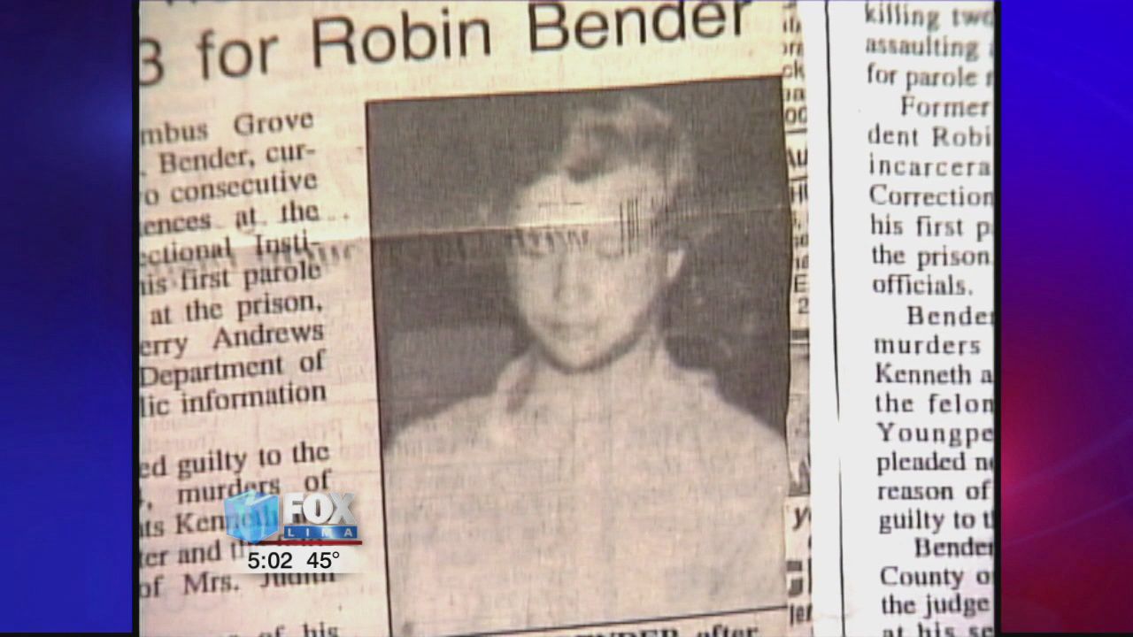 Parole denied for Robin Bender